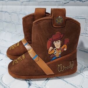 WOODY Disney Toy Story House Slippers Cowboy Boots Size 11/12 Shoes Sheriff